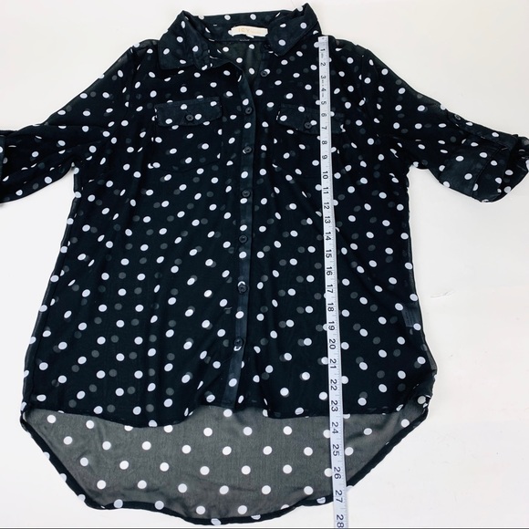 Icy Fashion- Polka Dots.Black/White. Size Large. - Picture 2 of 6